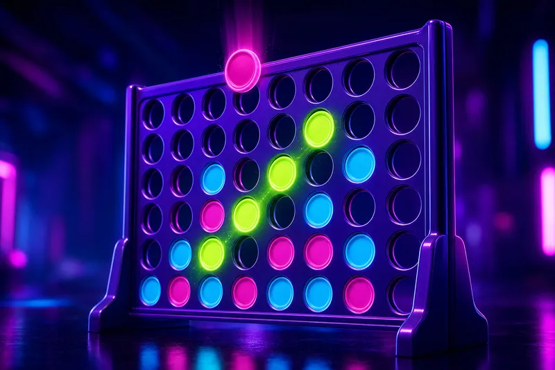 Neon Connect Four