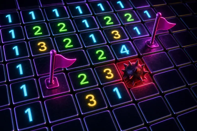 Neon Minesweeper